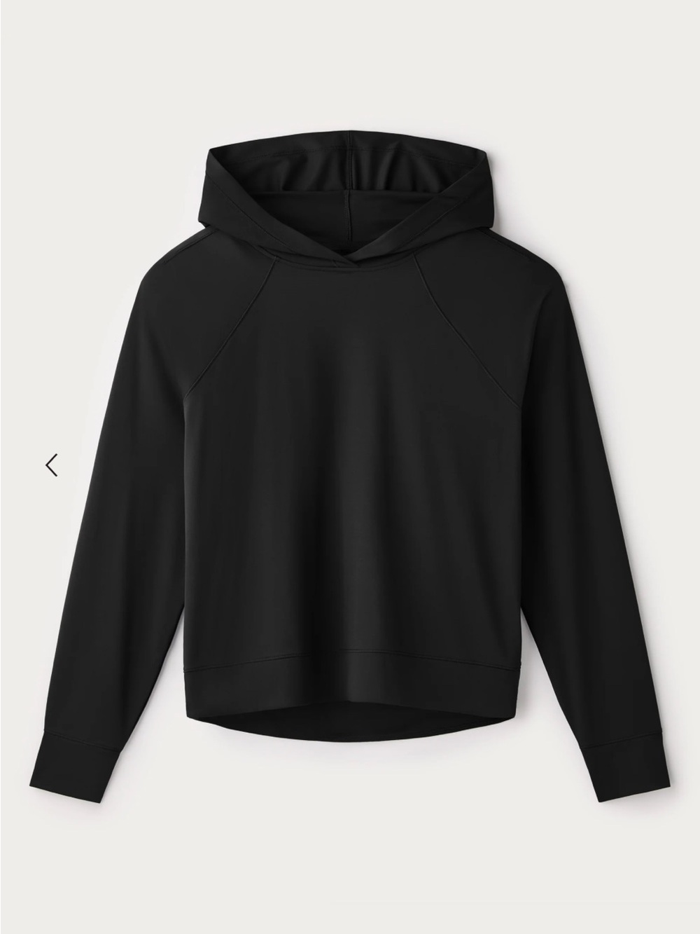 RHONE Black Serene Studio Hoodie